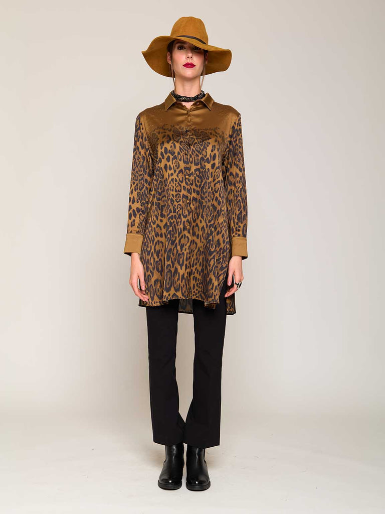 Camicia fantasia animalier