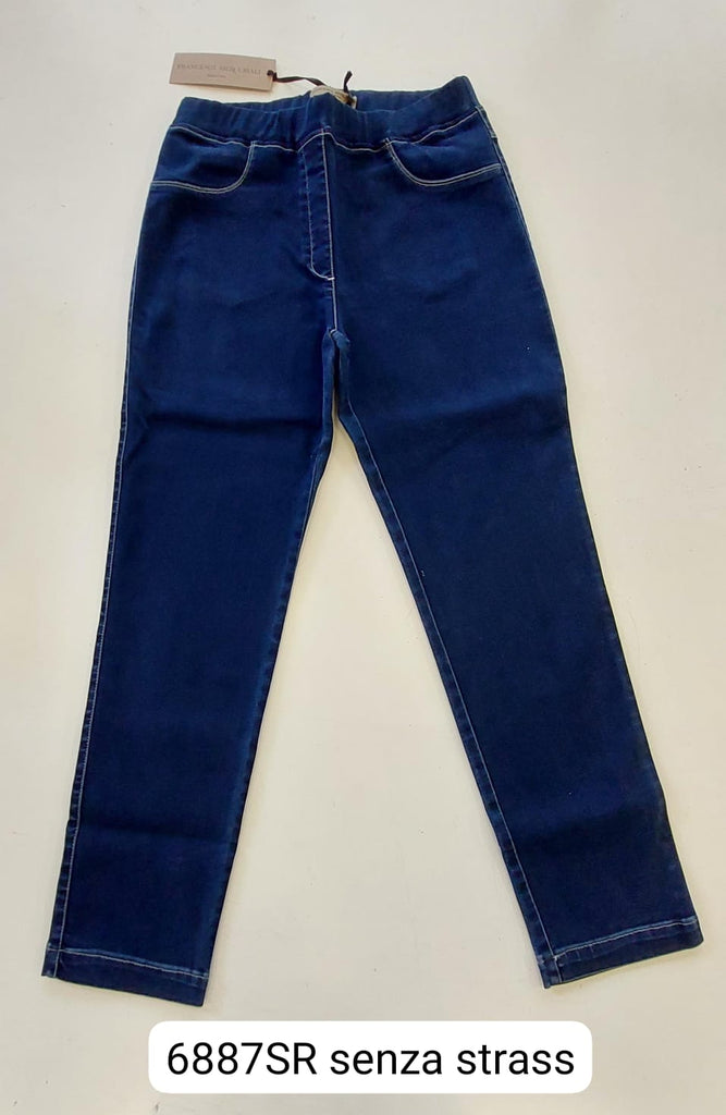 Jeans cropped elasticizzato