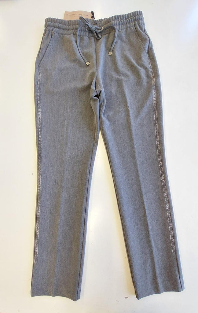 Pantalone grigio con coulisse