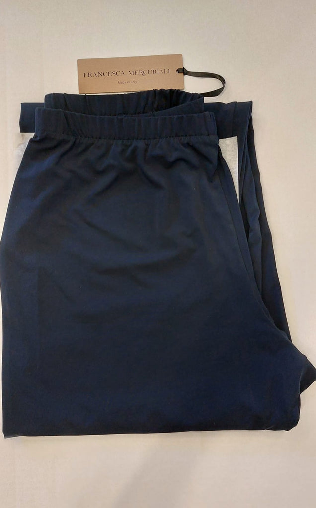 Pantalone viscosa largo con tasche
