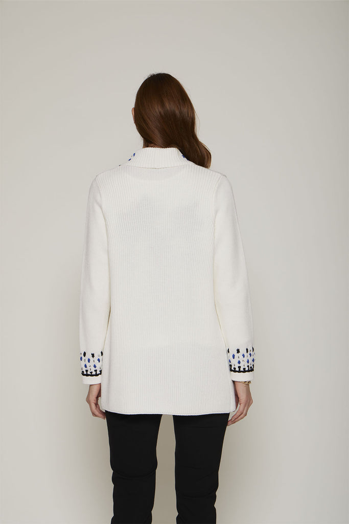 Cardigan in lana merino